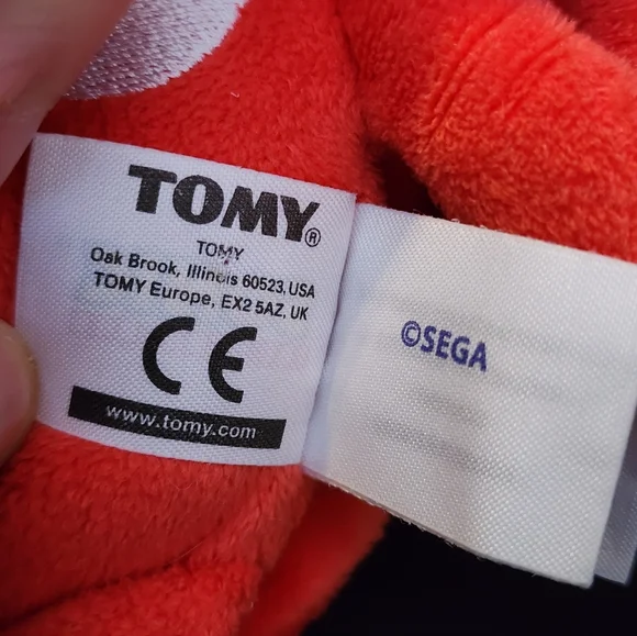 RARE Knuckles Classic TOMY Sonic The Hedgehog - Picture 4 of 4